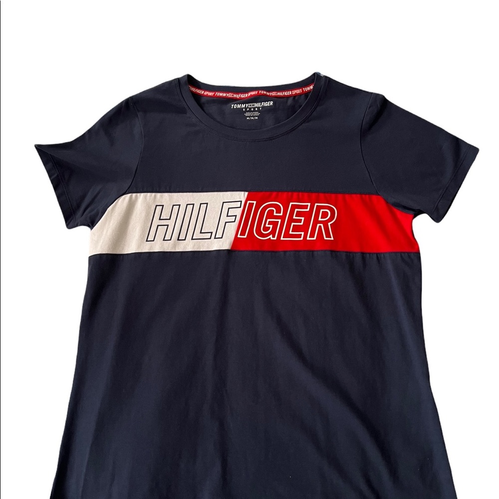Blue Tommy Hilfiger top medium